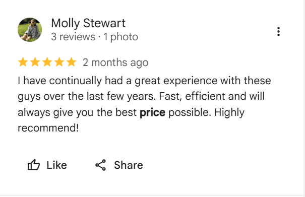 reviews about our bro's tyre shop