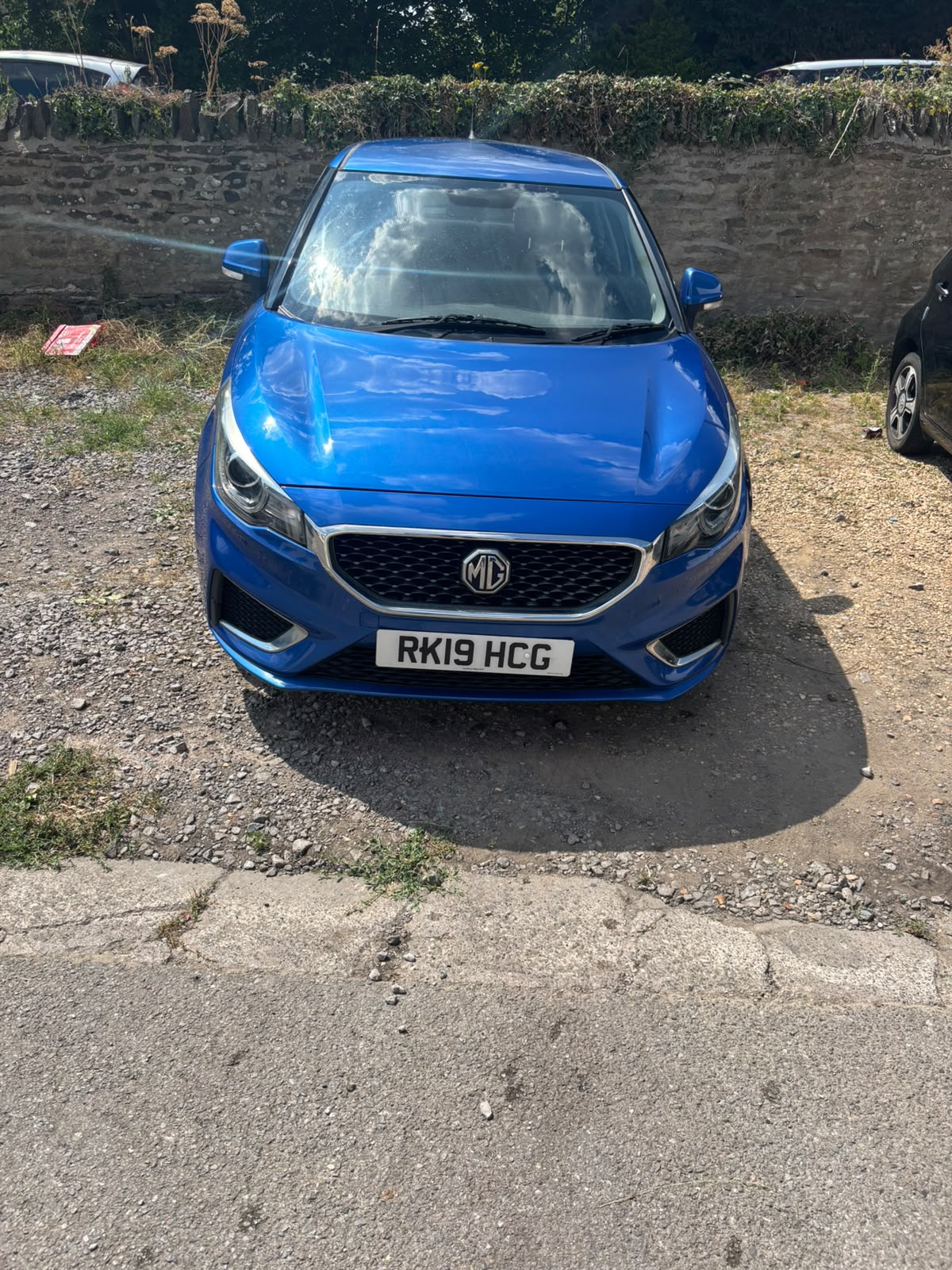 2019 blue MG3 1.5 VTi-TECH manual front exterior view